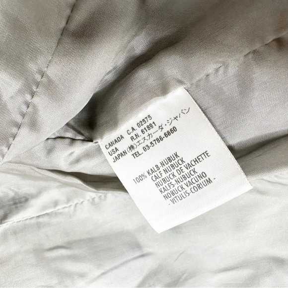 Escada Light Gray Leather Jacket - Picture 3 of 4